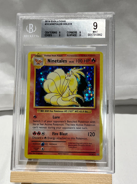 2016 Pokémon Evolutions Ninetales Holo #15
